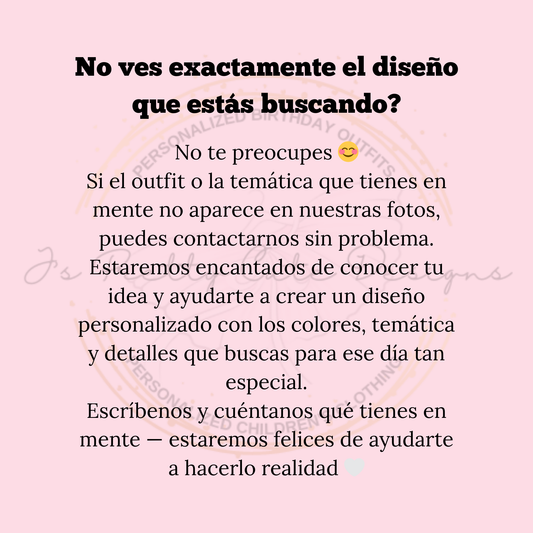 Custom Order | Pedido Personalizado